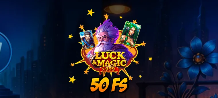 50 free spinów w Luck & Magic